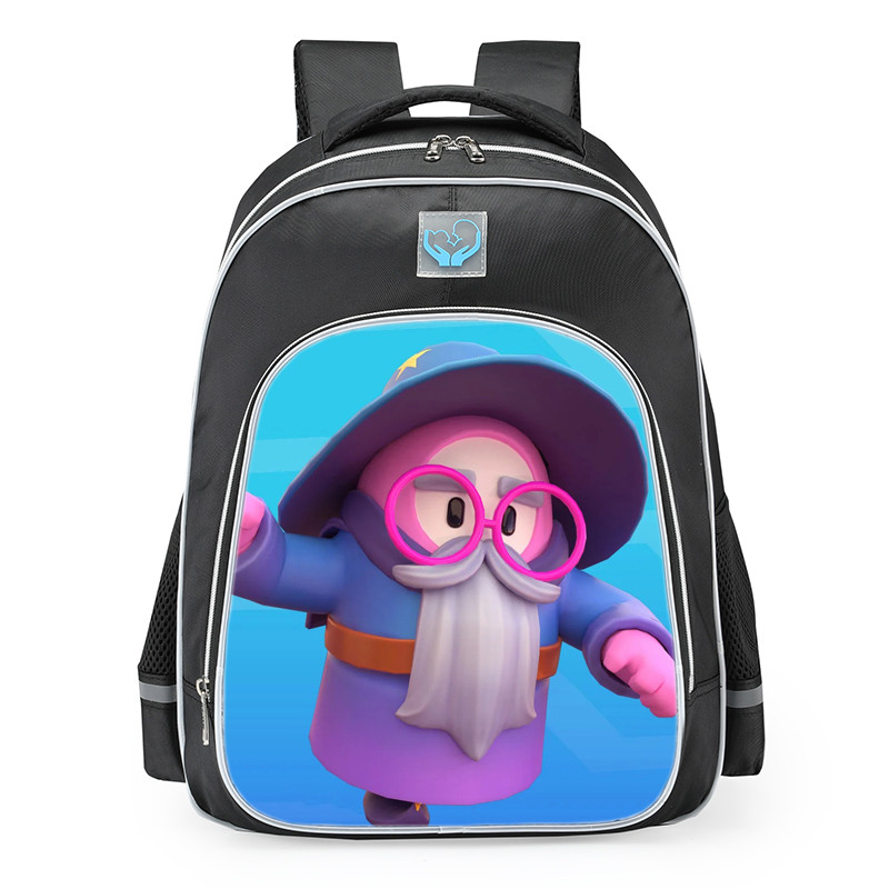 Fall Guys Wizard Skin School Backpack
