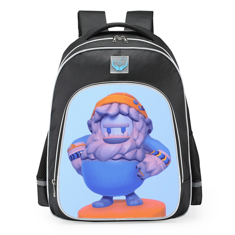 Fall Guys Yeti Bean Skin School Backpack