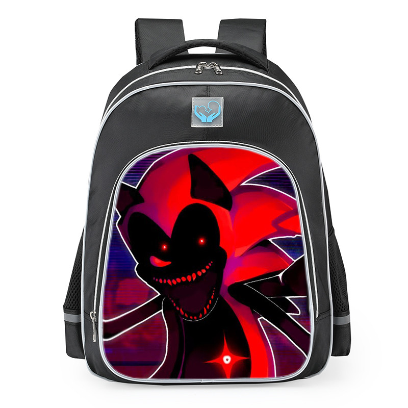 Friday Night Funkin FNF Vs. Sonic.EXE Fatal Error School Backpack