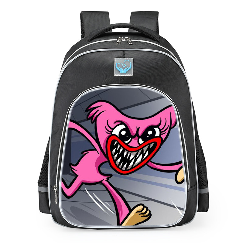 Poppy Playtime Kissy Missy Animated School Backpack