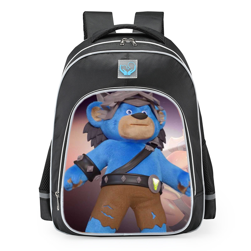 Power Players Bearbarian School Backpack