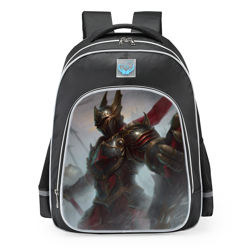 Smite Achilles Knight Of Mordred Skin School Backpack