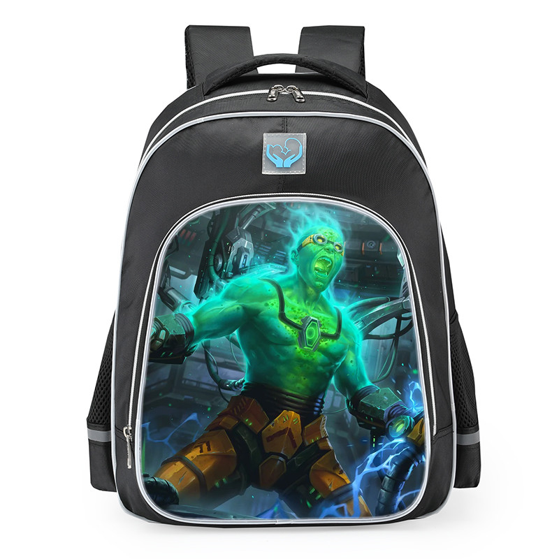 Smite Achilles Toxic Overload Skin School Backpack