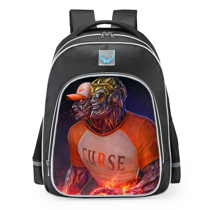 Smite Agni Curse Skin School Backpack