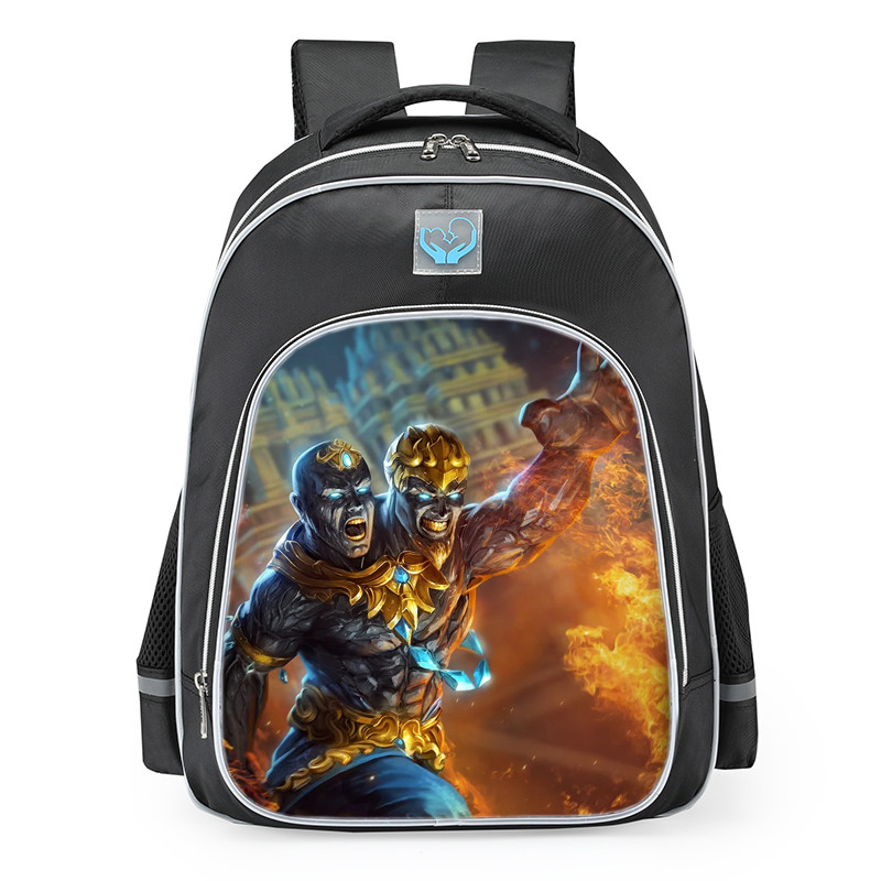 Smite Agni Golden Skin School Backpack