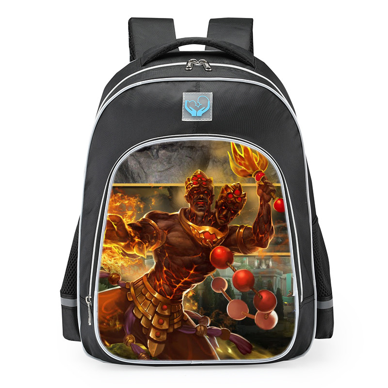 Smite Agni Infernal Skin School Backpack