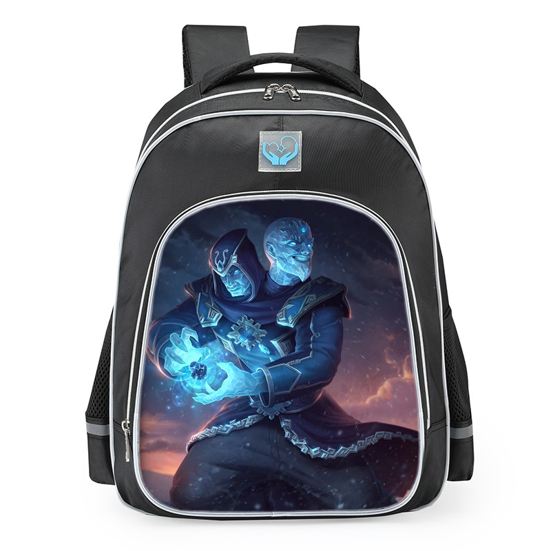 Smite Agni Ice Mage Skin School Backpack