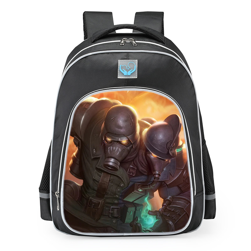 Smite Agni Shell Shock Skin School Backpack