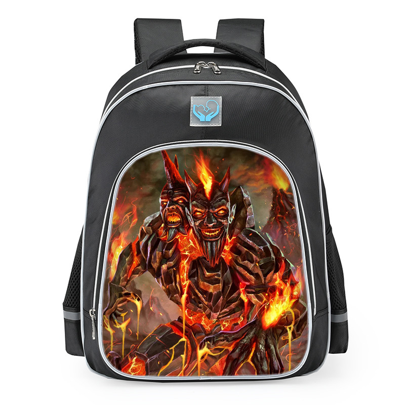 Smite Agni Volcanic Skin School Backpack