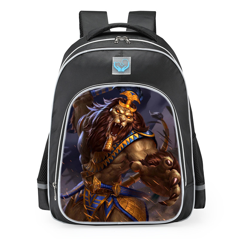 Smite Anhur Golden Skin School Backpack