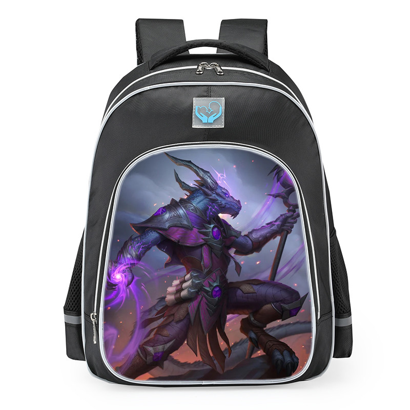 Smite Anubis Death Dragon Skin School Backpack