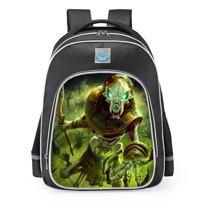 Smite Anubis Gravehound Skin School Backpack