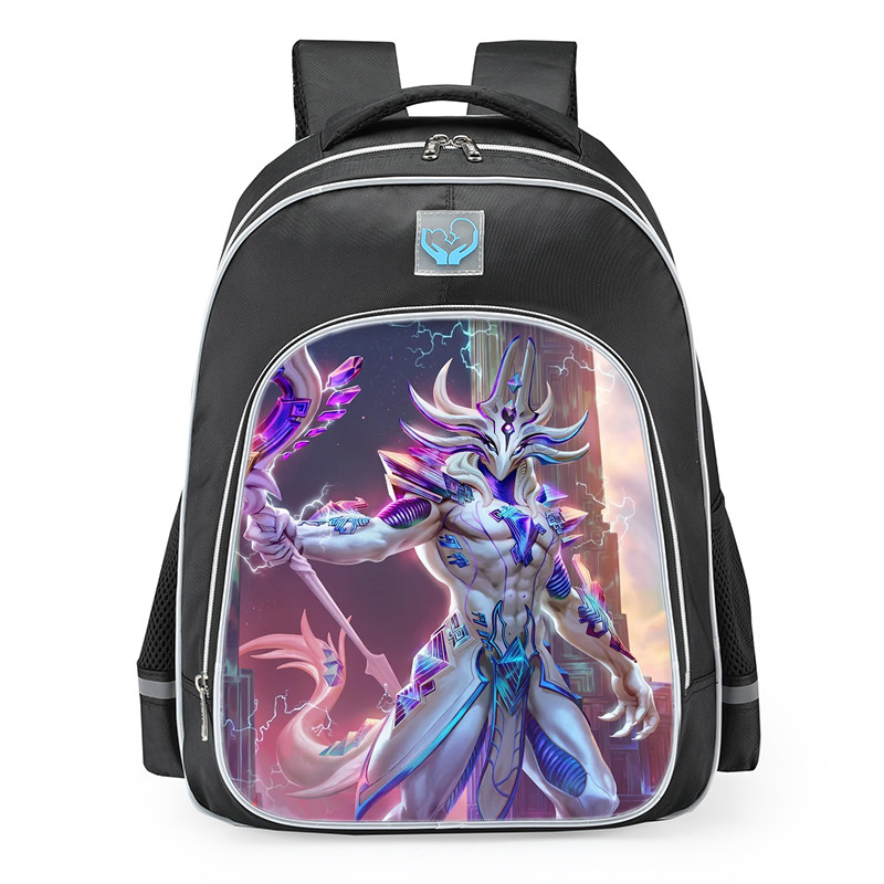Smite Anubis Primordial Punisher Skin School Backpack