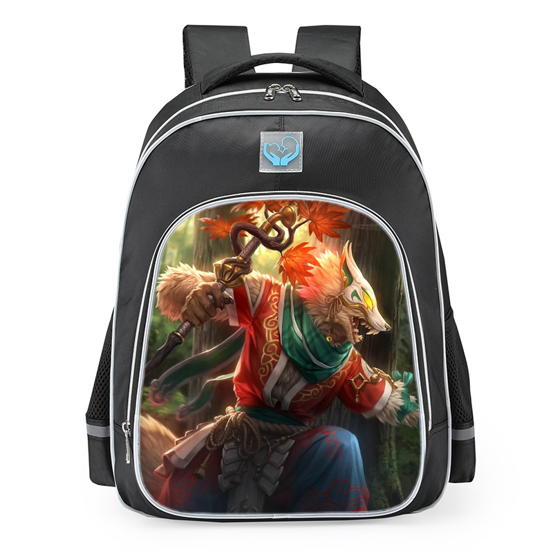 Smite Anubis Senko Sage Skin School Backpack