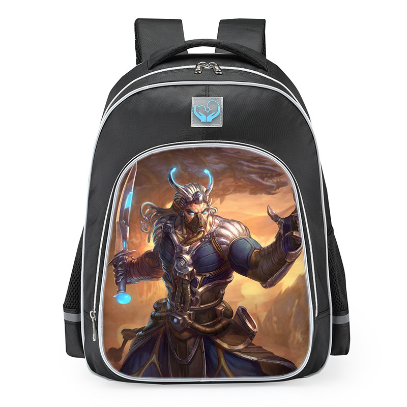 Smite Ao Kuang Sand Viper Skin School Backpack