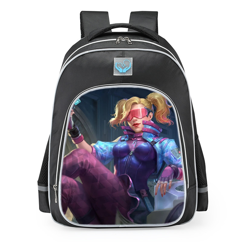 Smite Aphrodite Bunny Bomber Skin School Backpack
