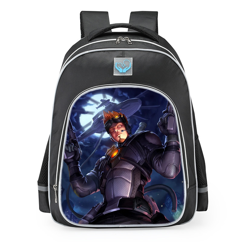 Smite Apollo Elite Agent Skin School Backpack