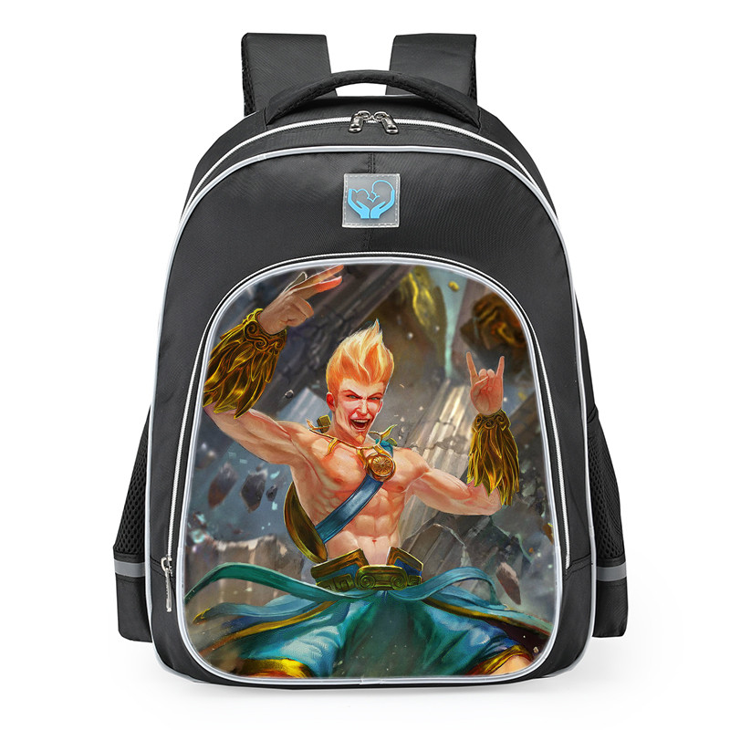 Smite Apollo Golden Skin School Backpack
