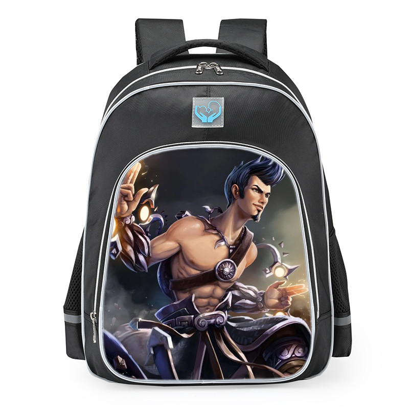 Smite Apollo Slickshot Skin School Backpack
