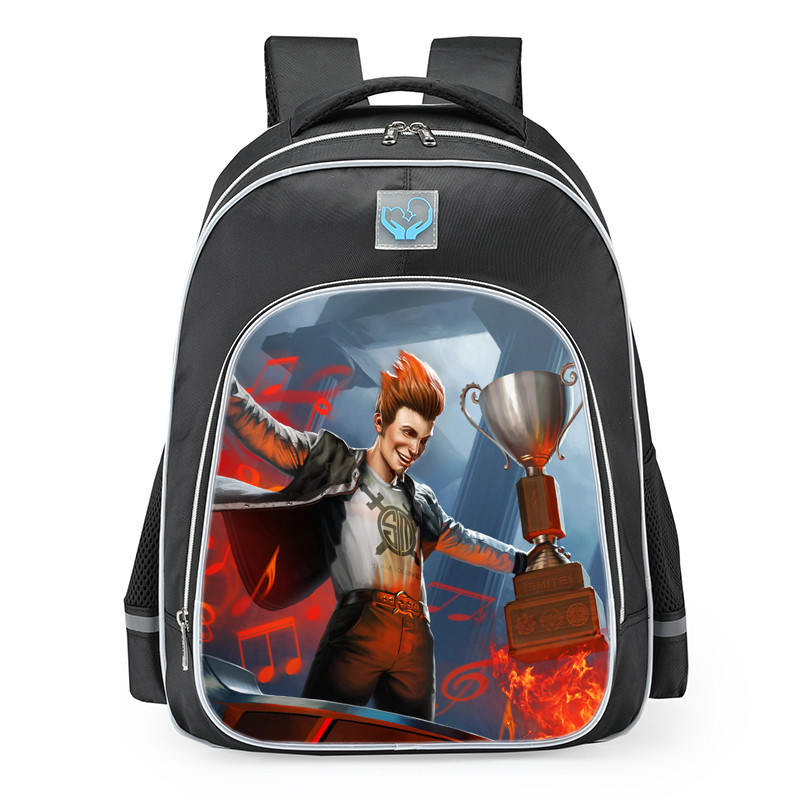 Smite Apollo Team Solomid Skin School Backpack