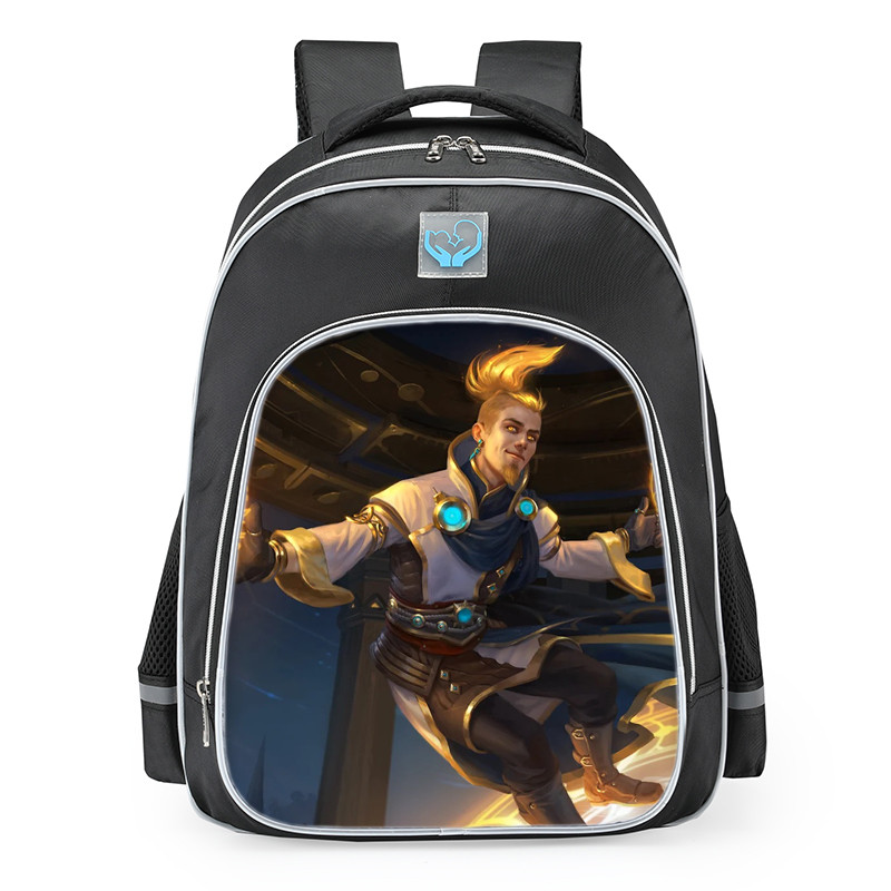 Smite Apollo Spell Chanter Skin School Backpack