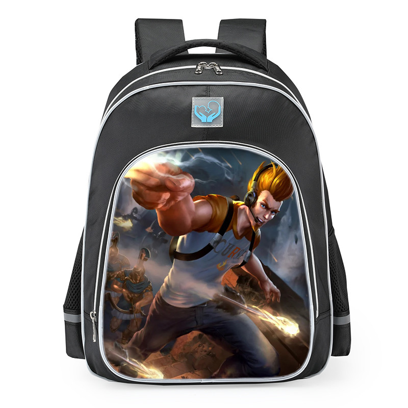 Smite Apollo Curse Voice Skin School Backpack