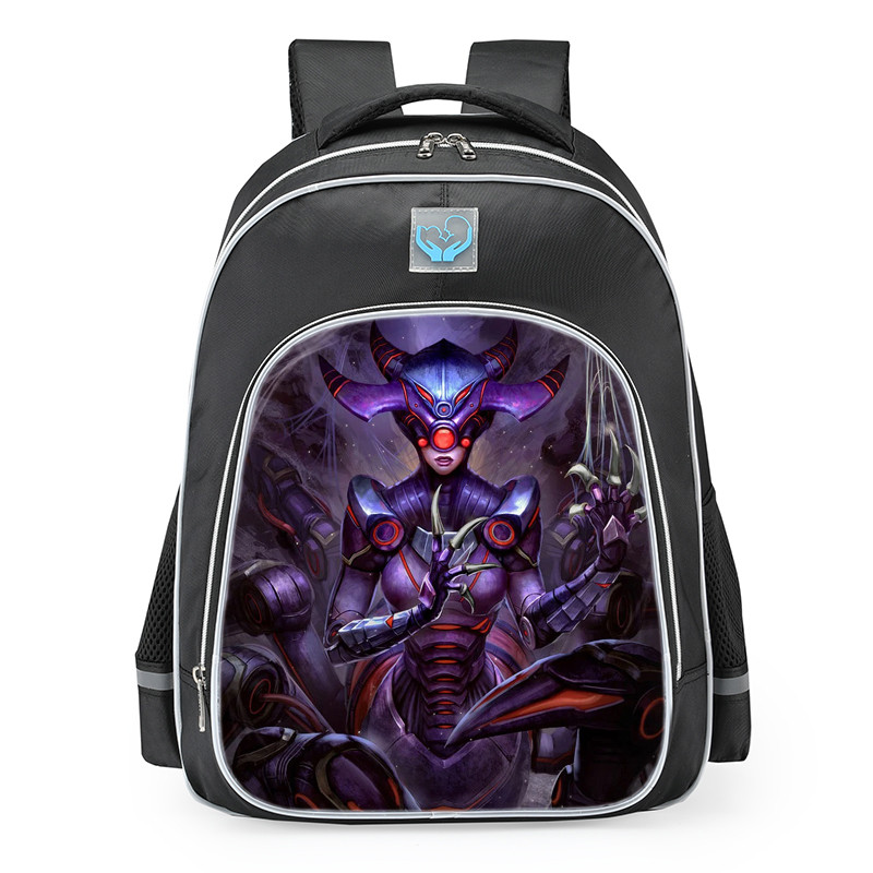 Smite Arachne Grim Weaver Skin School Backpack