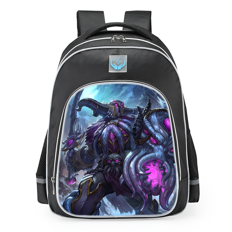 Smite Ares Abyssal Knight Skin School Backpack