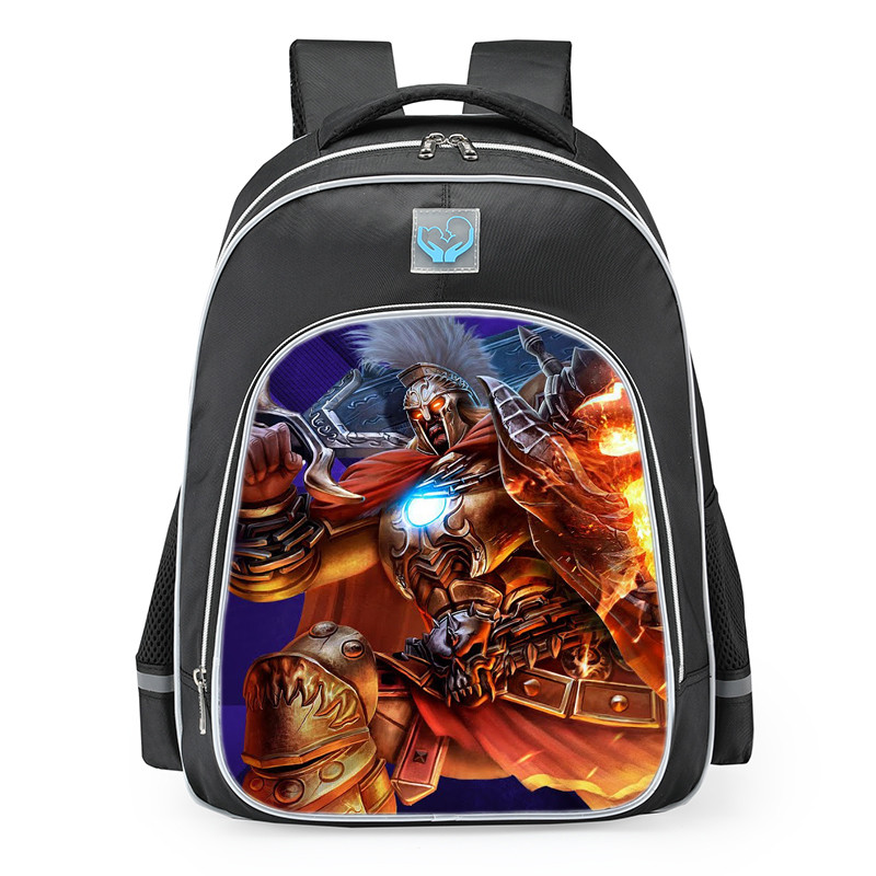 Smite Ares Classic Skin School Backpack