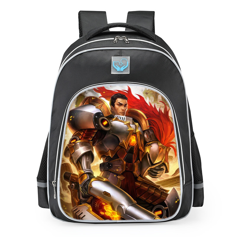 Smite Ares Fernando Skin School Backpack