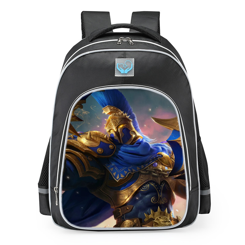 Smite Ares Golden Skin School Backpack