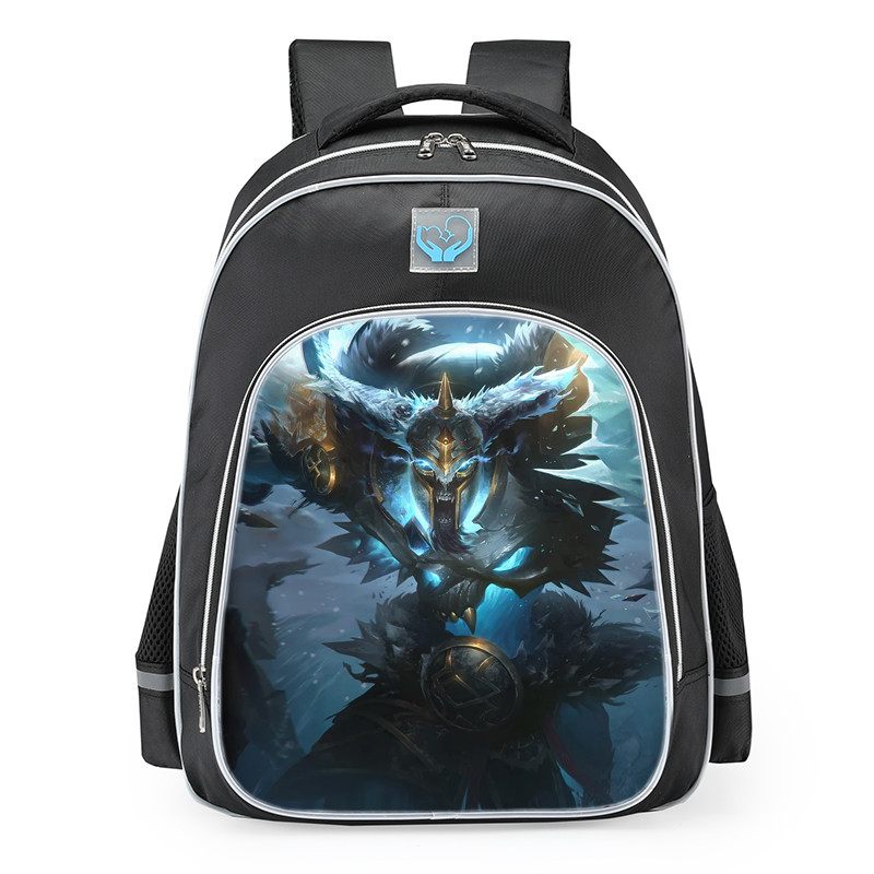 Smite Ares Chilling Hersir Skin School Backpack