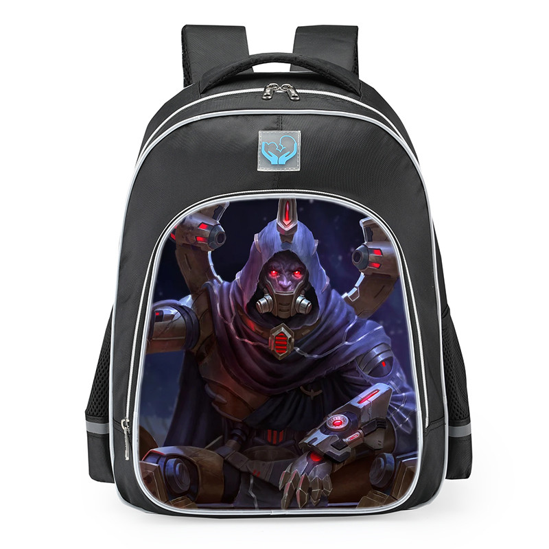Smite Ares Star Tyrant Skin School Backpack