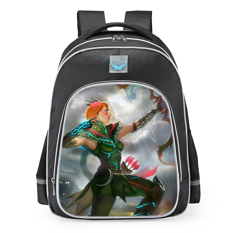 Smite Artemis Briar Queen Skin School Backpack