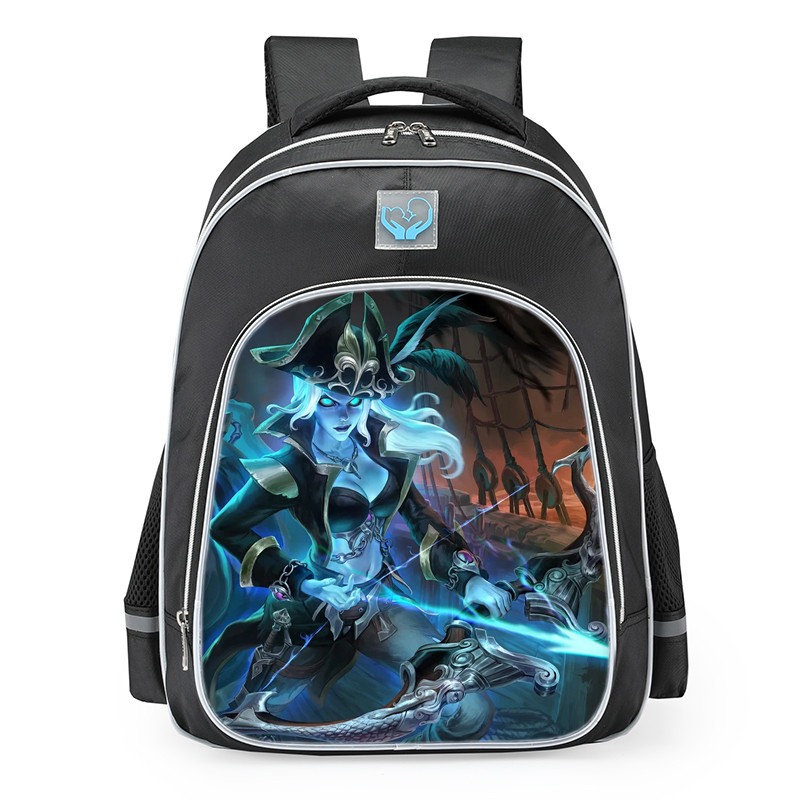 Smite Artemis Dread Captain Skin School Backpack