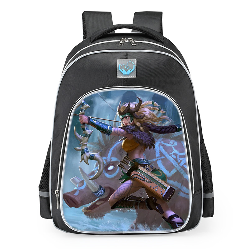 Smite Artemis Oak Seer Skin School Backpack