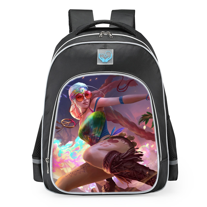 Smite Artemis Peace Out Skin School Backpack