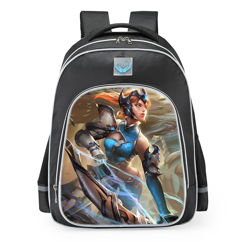 Smite Artemis Valiant Huntress Skin School Backpack