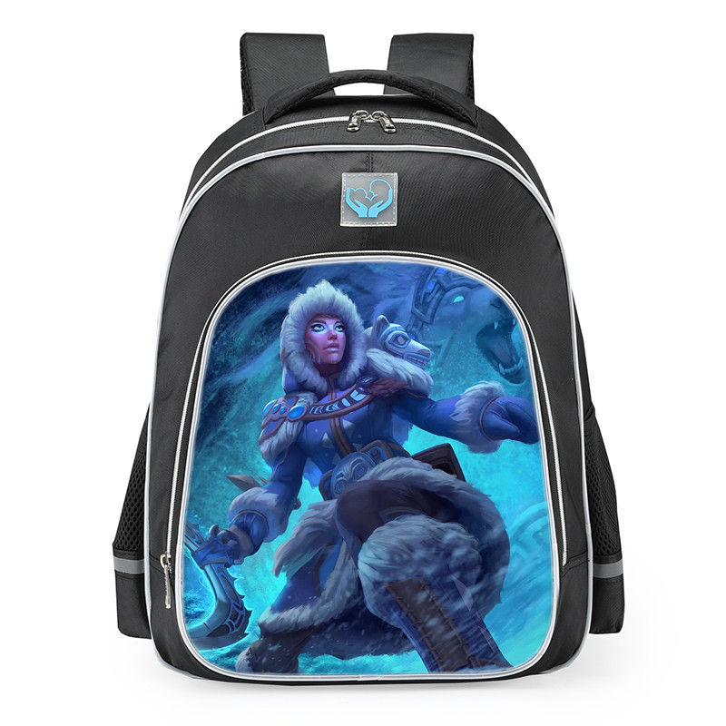Smite Artio Arctic Seer Skin School Backpack