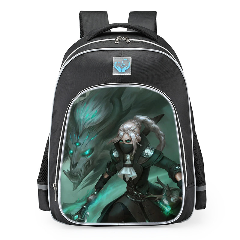 Smite Artio Fiend Hunter Skin School Backpack