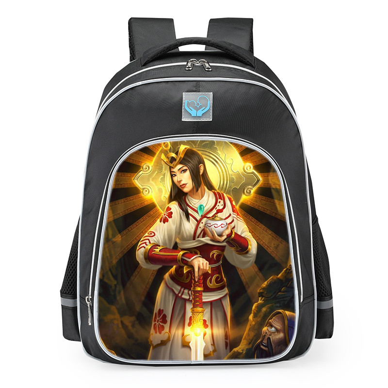 Smite Amaterasu Shinning Heaven Skin School Backpack