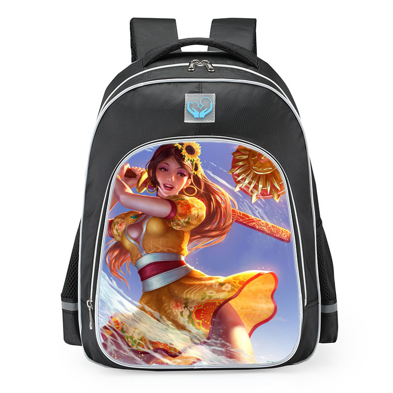 Smite Amaterasu Sun Kissed Skin School Backpack