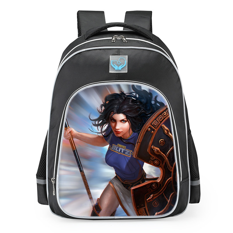 Smite Athena Blitz Skin School Backpack
