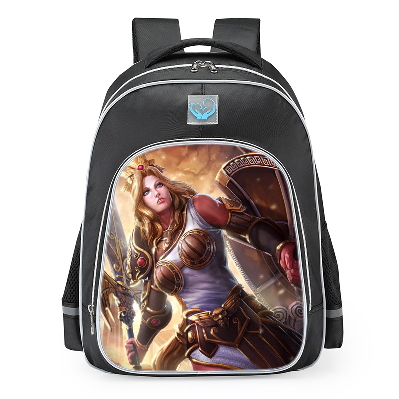 Smite Athena Classic Skin School Backpack