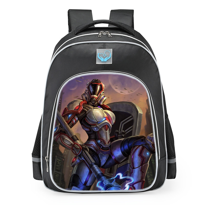 Smite Athena Enforcer Skin School Backpack