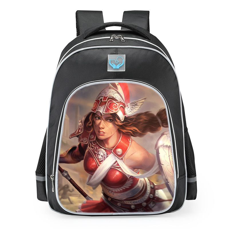 Smite Athena High Counselor Skin School Backpack