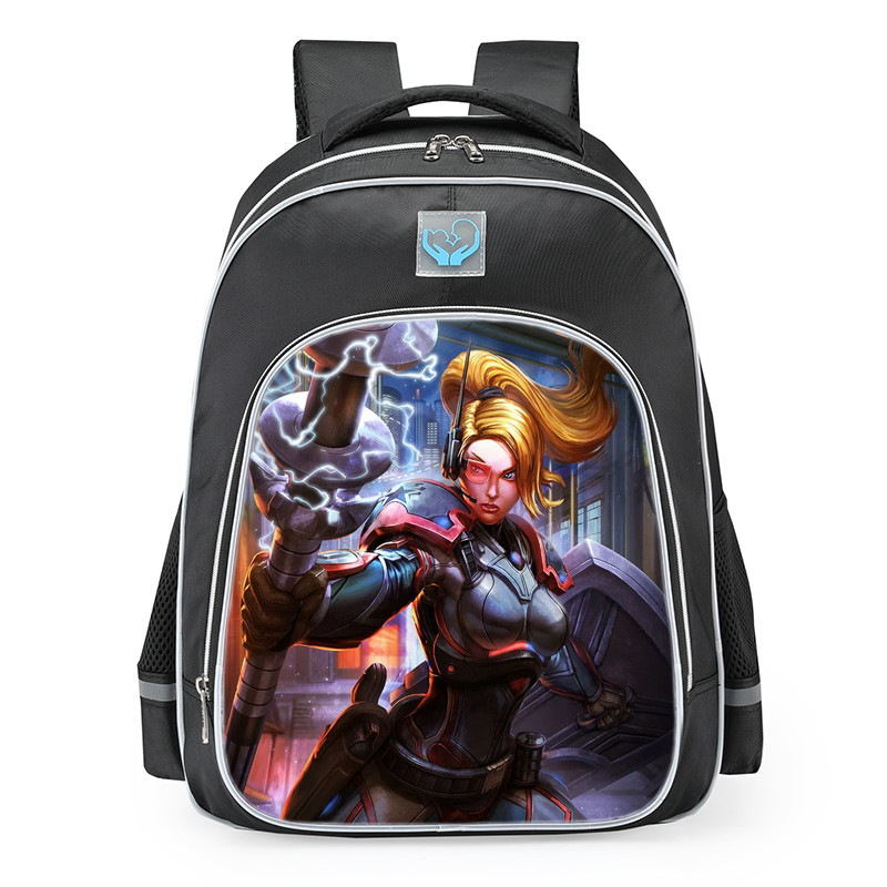 Smite Athena Peacekeeper Skin School Backpack