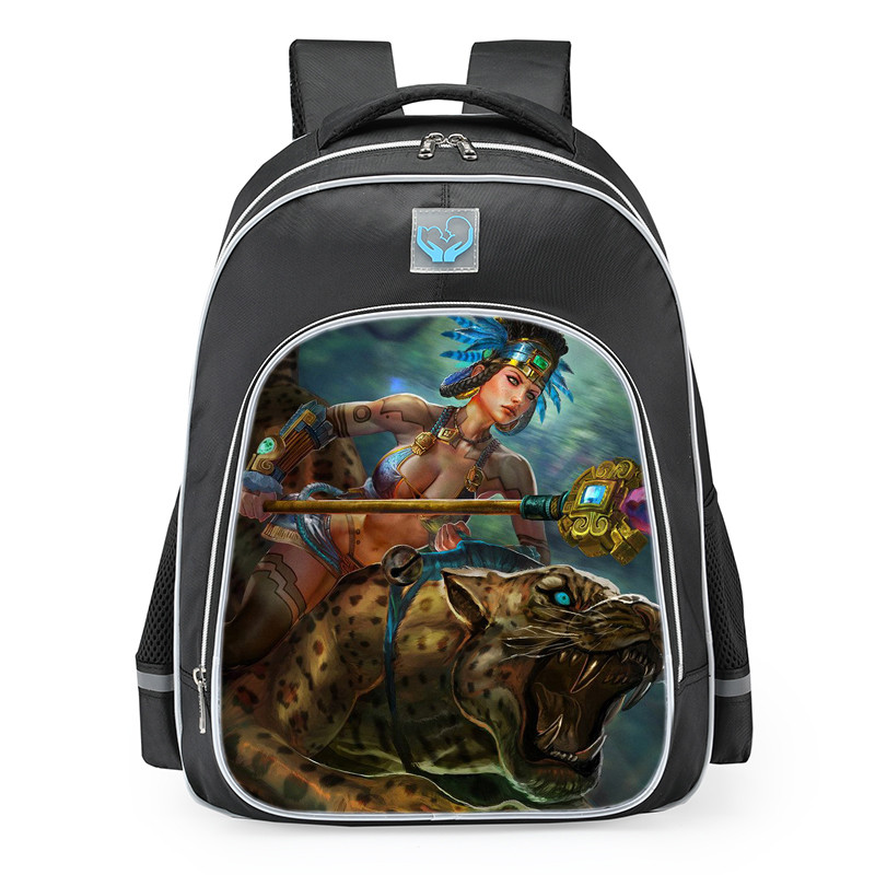 Smite Awilix Golden Skin School Backpack