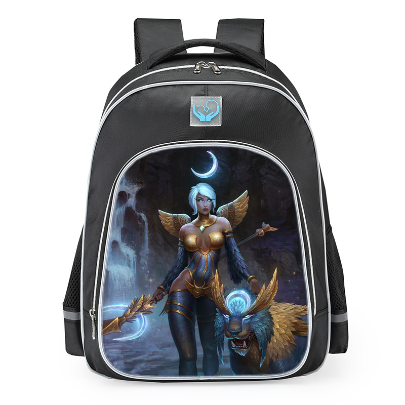 Smite Awilix Midnight Dove Skin School Backpack
