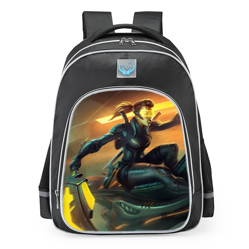 Smite Awilix Powersurge Skin School Backpack